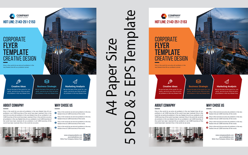 Download Фирменный стиль "Business Flyer - Corporate Identity Template" / Business Flyer - Corporate Identity Template - Фирменный стиль на тему графика psd,flyer,corporate,liflet,computer,internet,stationery,poster,id,kit,blue,hi-quality,official,sample,business,logo,professional,modern,art,standard