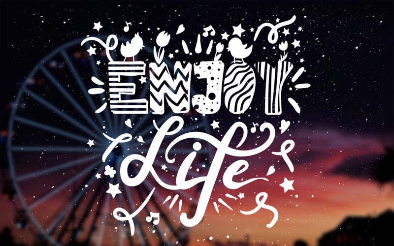 Download Фирменный стиль "Enjoy Life Overlay - Corporate Identity Template" / Enjoy Life Overlay - Corporate Identity Template - Фирменный стиль на тему графика calligraphy,lettering,script,card,typography,vintage,illustration,poster,t-shirt,design,retro,quote,vector,advertising,text,happy,travel,style,flat,creative,flower,vacation,print,cartoon,lett