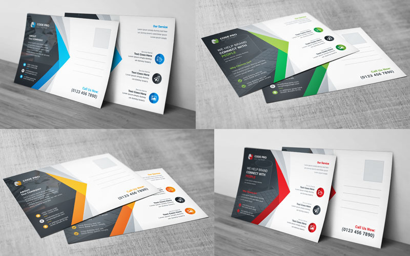 Download Фирменный стиль "Green Color Postcard Card - Corporate Identity Template" / Green Color Postcard Card - Corporate Identity Template - Фирменный стиль на тему графика corporate,postcard,template,card,bundle,business,flyer,event,ticket,trifold,creative,web,hi-quality,studio