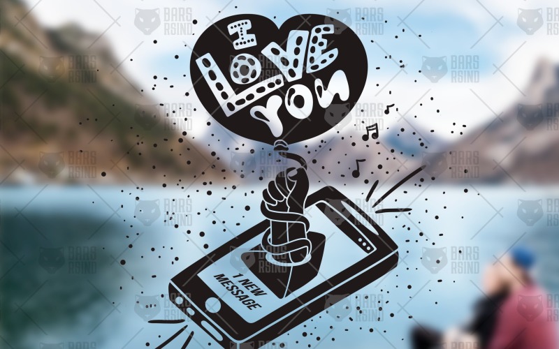Download Фирменный стиль "I love You - Message From Smartphone - Corporate Identity Template" / I love You - Message From Smartphone - Corporate Identity Template - Фирменный стиль на тему графика wedding,calligraphy,invitation,card,type,typography,vintage,illustration,label,poster,design,sign,retro,quote,greeting,romantic,heart,overlay,trendy,vector,love,text,art,drawn,happy,hand,flat