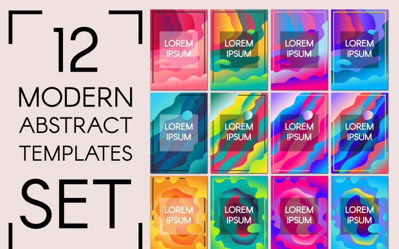 Download Фирменный стиль "Modern Banner Set - Corporate Identity Template" / Modern Banner Set - Corporate Identity Template - Фирменный стиль на тему графика paint,card,modern,hipster,illustration,label,poster,design,template,sign,magazine,web,stylish,elements,trendy,minimal,vector,smooth,advertising,text,website,art,color,collection,brochure,cool