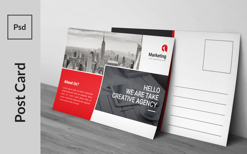 Download Фирменный стиль "Simple Visual Art Postcard - Corporate Identity Template" / Simple Visual Art Postcard - Corporate Identity Template - Фирменный стиль на тему графика ad,advert,advertisement,bundle,business,card,clean,colorful,colors,concept,conceptual,corporate,design,double,sided,flexible,light,mailer,media,multipurpose