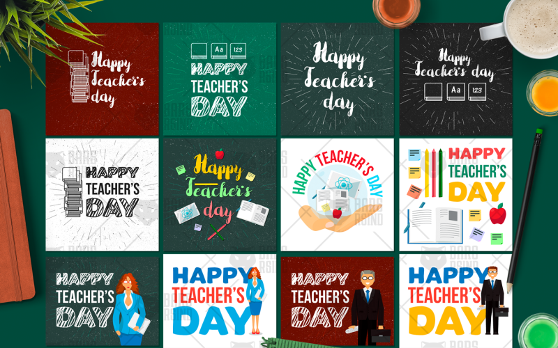 Download Фирменный стиль "Teacher Day Greetings - Corporate Identity Template" / Teacher Day Greetings - Corporate Identity Template - Фирменный стиль на тему графика calligraphy,lettering,card,modern,typography,illustration,poster,design,greeting,book,stylish,pen,vector,pencil,round,text,art,woman,happy,hand,flyer,holiday,badge,creative,education,school,t