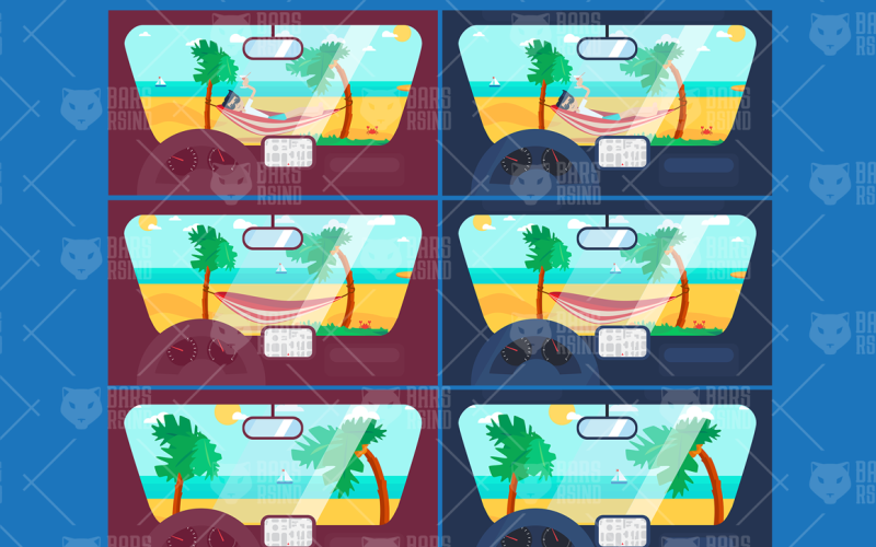 Download Фирменный стиль "By Car To The Beach - Corporate Identity Template" / By Car To The Beach - Corporate Identity Template - Фирменный стиль на тему графика illustration,design,nature,summer,vector,beach,tropical,island,sun,palm,sand,sunset,sunrise,holiday,travel,interior,background,vacation,automobile,outdoor,sea,transportation,human,water,lands