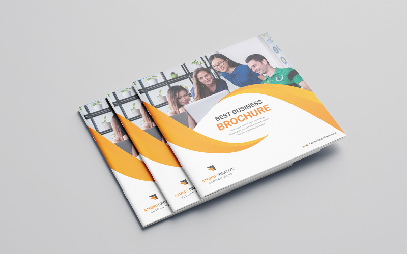 Дизайн брошури Diabol Bifold - шаблон фірмового стилю