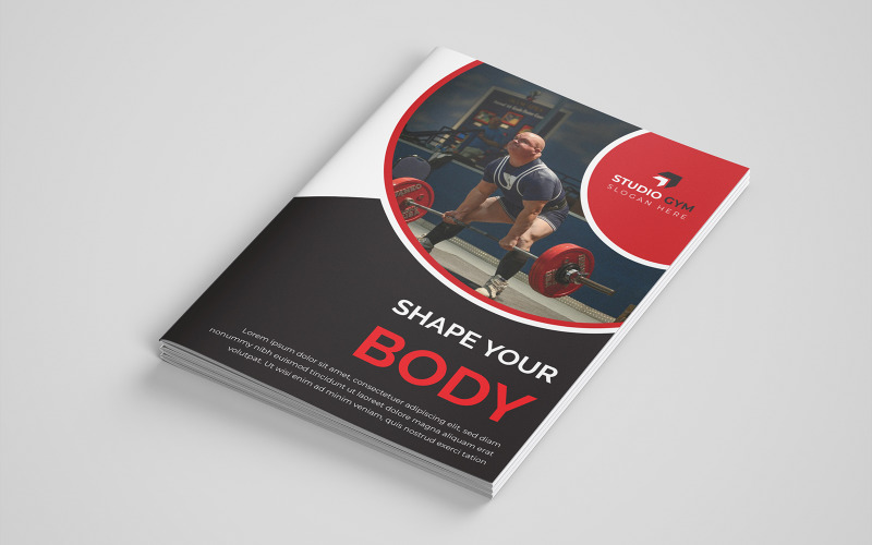 Дизайн брошюры Callduty Bifold - шаблон фирменного стиля