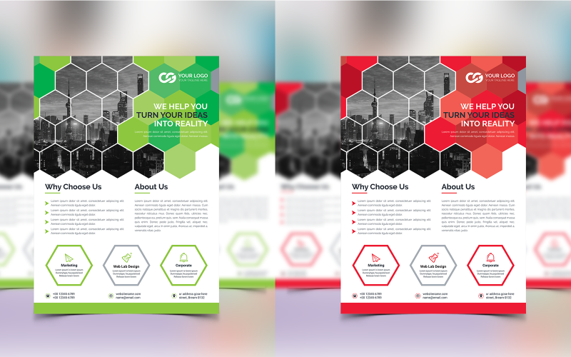 Download Фирменный стиль "Green Color Business Flyer - Corporate Identity Template" / Green Color Business Flyer - Corporate Identity Template - Фирменный стиль на тему графика agency,branding,business,clean,company,corporate,creative,design,digital,elegant,flyer,global,ideas,layout,layouts,marketing,modern,multipurpose,promotion,simple