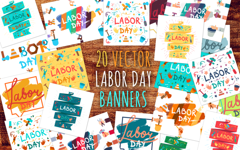 Download Фирменный стиль "Labor Day Banners - Corporate Identity Template" / Labor Day Banners - Corporate Identity Template - Фирменный стиль на тему графика card,vintage,illustration,label,poster,design,greeting,typographic,vector,text,hand,flyer,holiday,badge,business,event,construction,factory,industry,power,background,red,graphic,work,grunge,s