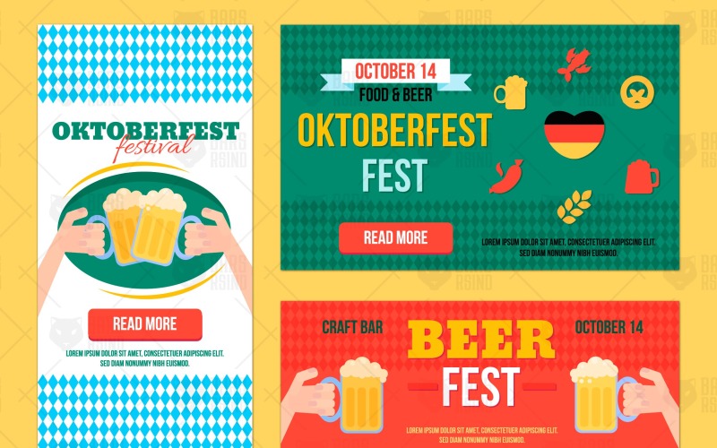 Download Фирменный стиль "Oktoberfest Banners - Corporate Identity Template" / Oktoberfest Banners - Corporate Identity Template - Фирменный стиль на тему графика vintage,hipster,illustration,beer,poster,design,template,sign,brewery,retro,food,heart,party,autumn,vector,simple,collection,hand,holiday,style,brewed,festival,flat,creative,promotion,bar,blu
