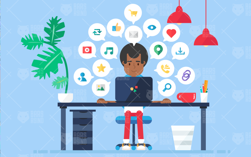 Download Фирменный стиль "Online Business Workspace - Corporate Identity Template" / Online Business Workspace - Corporate Identity Template - Фирменный стиль на тему графика template,web,blog,photo,vector,designer,website,music,creative,professional,app,business,technology,software,video,manager,startup,finance,social,search,desktop,phone,black,service,computer,m