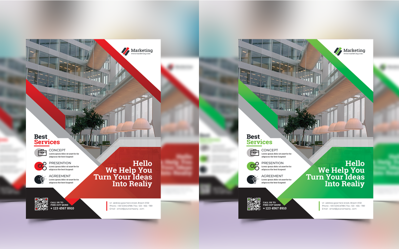 Download Фирменный стиль "Red Color Business Flyer - Corporate Identity Template" / Red Color Business Flyer - Corporate Identity Template - Фирменный стиль на тему графика agency,branding,business,clean,company,corporate,creative,design,digital,elegant,flyer,global,ideas,layout,layouts,marketing,modern,multipurpose,promotion,simple