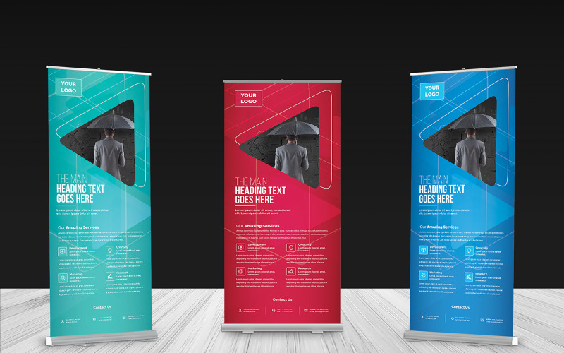 Download Фирменный стиль "Roll-up Banner - Corporate Identity Template" / Roll-up Banner - Corporate Identity Template - Фирменный стиль на тему графика ad,advert,advertisement,banners,blue,bundle,business,clean,company,corporate,creative,design,display,global,illustrator,indesign,marketing,modern,multipurpose,photoshop