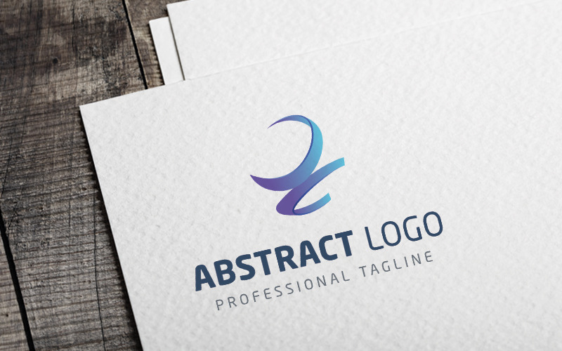 Abstrakt logotyp mall