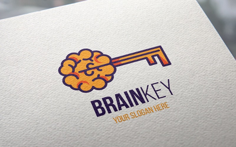 Download Шаблон логотипа "Creative Brain Key Logo Template" / Creative Brain Key Logo Template - Шаблон логотипа на тему графика logo,illustration,design,sign,vector,art,badge,creative,business,technology,power,education,tech,background,science,creativity,icon,people,identity,development,outline,idea,inspirational,succ