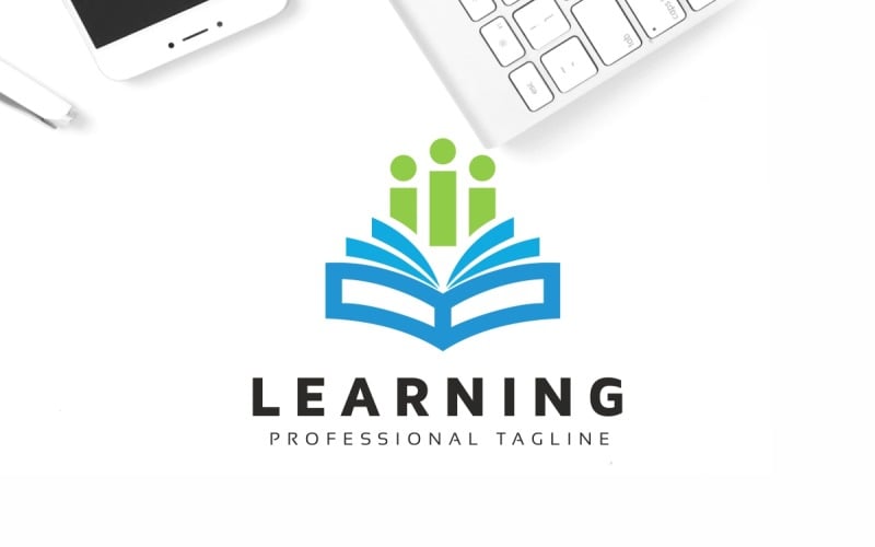 Download Шаблон логотипа "Education Learning Logo Template" / Education Learning Logo Template - Шаблон логотипа на тему графика academy,book,career,clean,college,future,institution,library,modern,scholar,school,star,student,study,success,trainee,tutorial,university,bookshop,communication