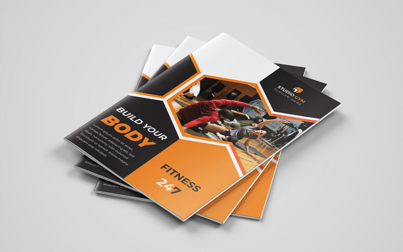 Lords Bi fold Brožura Design - šablona Corporate Identity