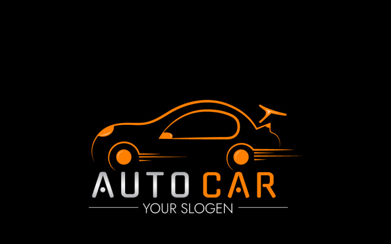Modèle de logo de voiture automatique