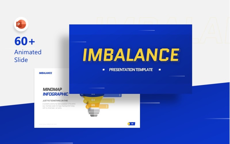 Obalans - Game Modern Creative PowerPoint-mall