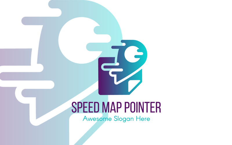 Download Шаблон логотипа "Speed Map Pointer Logo Template" / Speed Map Pointer Logo Template - Шаблон логотипа на тему графика logo,illustration,label,design,template,sign,web,arrow,vector,simple,brand,logotype,marker,abstract,holiday,travel,fast,flat,creative,map,app,business,technology,agency,colorful,airline,airpo