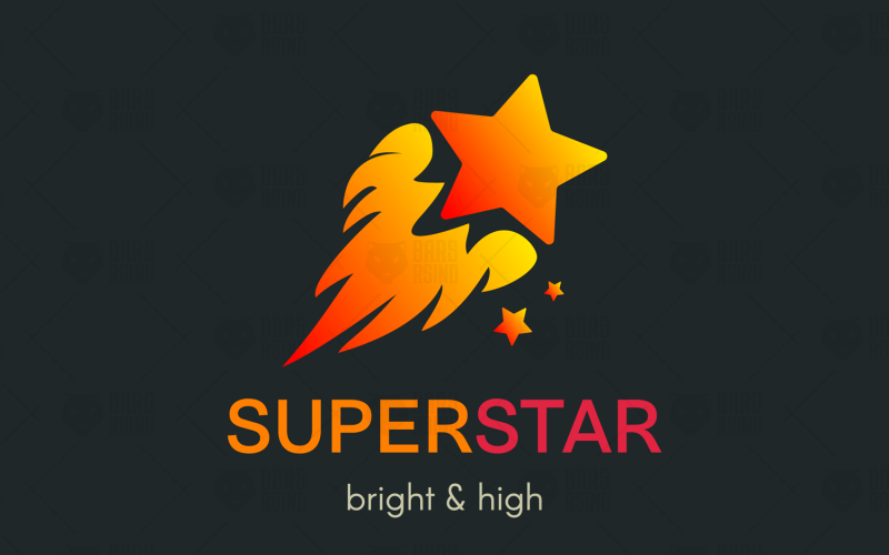 Download Шаблон логотипа "Super Star Logo Template" / Super Star Logo Template - Шаблон логотипа на тему графика card,modern,type,typography,vintage,logo,hipster,illustration,label,poster,design,template,sign,retro,classic,web,stylish,vector,brand,logotype,art,sale,stamp,style,quality,company,festival,m