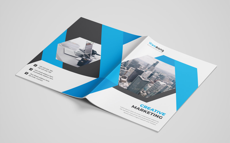 Download Фирменный стиль "Contra Bifold Brochure Design - Corporate Identity Template" / Contra Bifold Brochure Design - Corporate Identity Template - Фирменный стиль на тему графика magazine,catalog,corporation,folder,leaflet,profile,advertise,agency,booklet,report,annual,promotion,branding,flyer,bi,fold,brochure,marketing,print,advertising