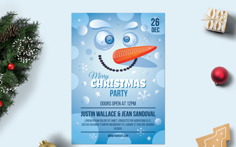 Download Фирменный стиль "Merry Christmas Poster With Snowman - Corporate Identity Template" / Merry Christmas Poster With Snowman - Corporate Identity Template - Фирменный стиль на тему графика lettering,christmas,invitation,illustration,poster,design,template,cute,greeting card,decorative,postcard,winter,vector,text,art,color,clipart,happy,abstract,holiday,festival,flat,blue,snow,d