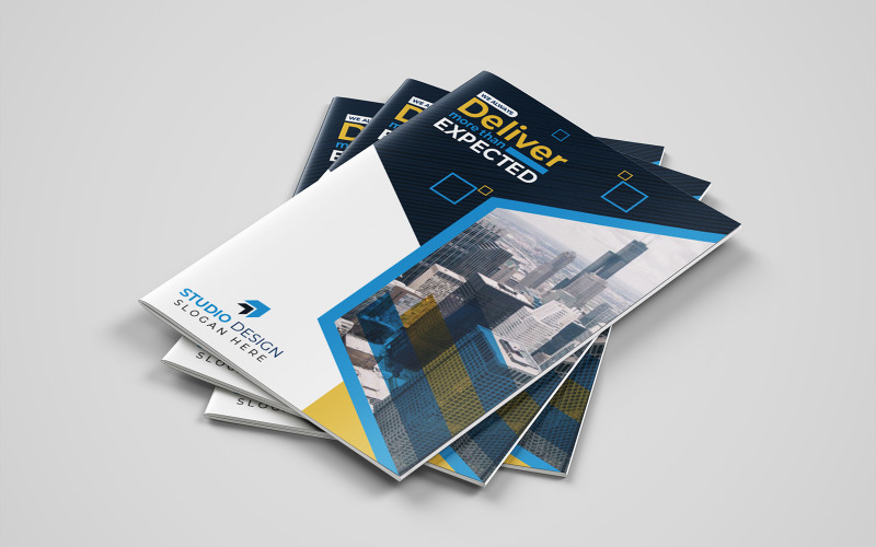 Roblox Bifold Brochure Design - Vorlage für Unternehmensidentität