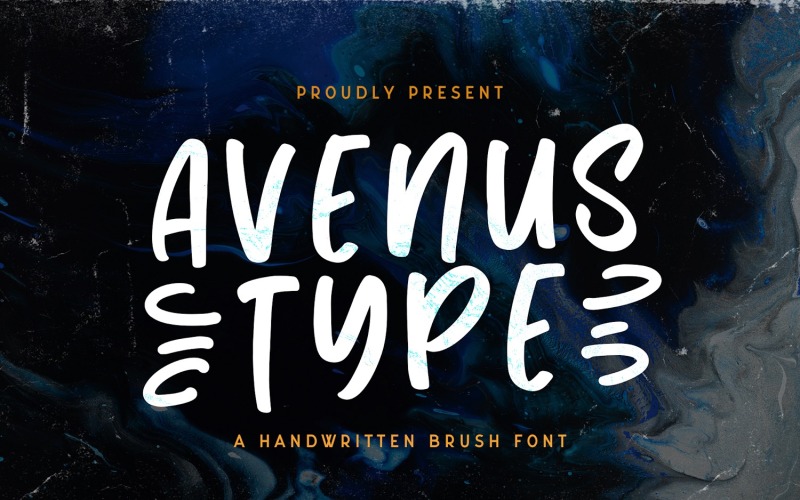Avenus Type - Skurrile Display-Schriftart