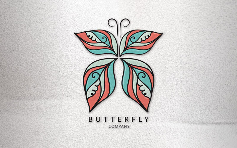 Download Шаблон логотипа "Butterfly vector Logo Template" / Butterfly vector Logo Template - Шаблон логотипа на тему графика butterfly,logo,vector,illustration,beauty,cosmetics,spa,sign,icon,web,corporate,business,creative,design,graphic,idea,modern,vintage,color,abstract