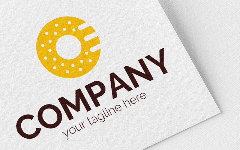 Download Шаблон логотипа "Donut and microphone Logo Template" / Donut and microphone Logo Template - Шаблон логотипа на тему графика donut,microphone,cafe,karaoke,bakery,confectionery,desserts,circle,sign,minimalism,one,color,two,colors,emblem