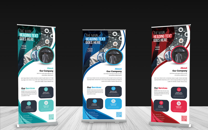 Download Фирменный стиль "Roll-up Banner - Corporate Identity Template" / Roll-up Banner - Corporate Identity Template - Фирменный стиль на тему графика advert,advertisement,banner,template,banners,business,corporate,creative,modern,multi,purpose,multipurpose,print,ready,roll,up,roll-up,rollup,roolup,simple