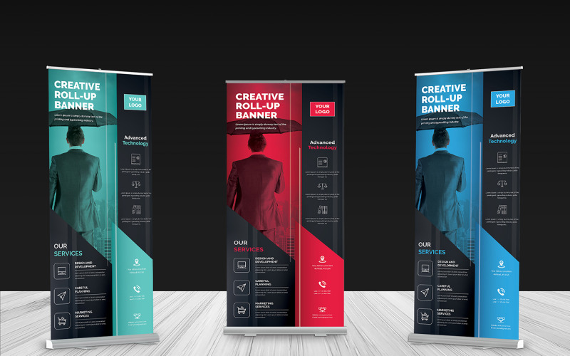 Download Фирменный стиль "Roll-up Banner - Corporate Identity Template" / Roll-up Banner - Corporate Identity Template - Фирменный стиль на тему графика advert,advertisement,banner,template,banners,business,corporate,creative,modern,multi,purpose,multipurpose,print,ready,roll,up,roll-up,rollup,roolup,simple