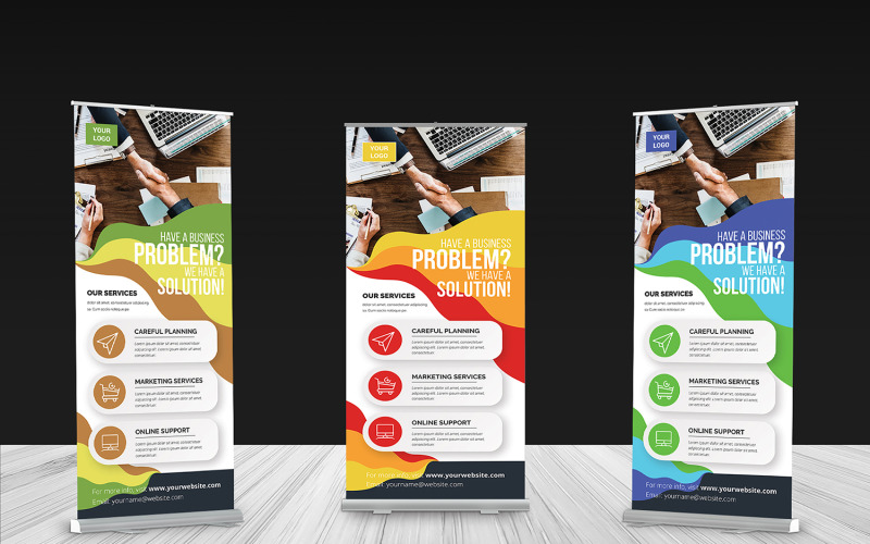Download Фирменный стиль "Roll-up Banner - Corporate Identity Template" / Roll-up Banner - Corporate Identity Template - Фирменный стиль на тему графика advert,advertisement,banner,template,banners,business,corporate,creative,modern,multi,purpose,multipurpose,print,ready,roll,up,roll-up,rollup,roolup,simple