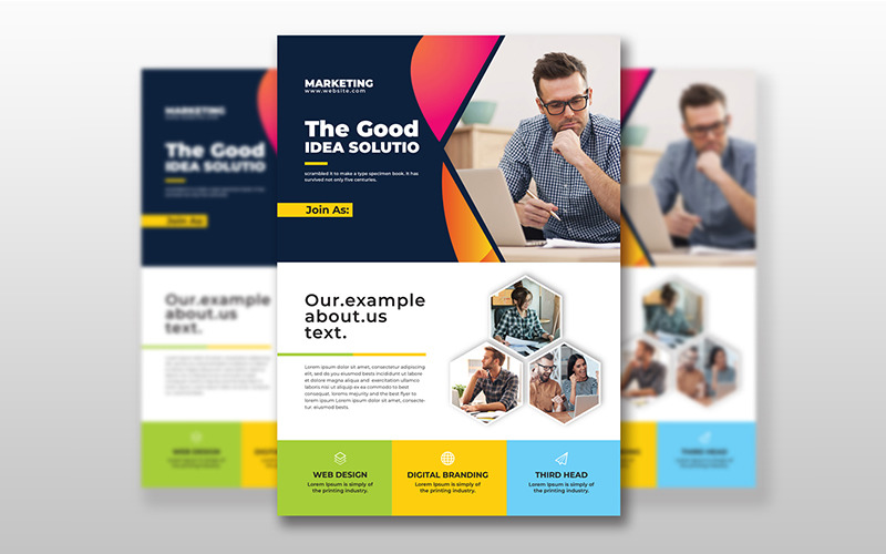 Download Фирменный стиль "Business Flyer - Corporate Identity Template" / Business Flyer - Corporate Identity Template - Фирменный стиль на тему графика a4,business,company,conference,conference,flyer,convention,corporate,flyer,leaflet,marketing,meeting,multipurpose,newspaper,poster,professional,prospectus,seminar,summit,template