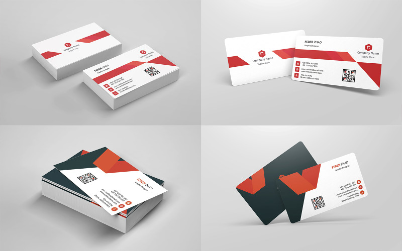 Download Фирменный стиль "2 in 1 Business Card Bundle - Corporate Identity Template" / 2 in 1 Business Card Bundle - Corporate Identity Template - Фирменный стиль на тему графика business,card,company,simplicity,style,universal,business,design
