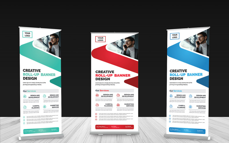 Download Фирменный стиль "Roll-up Banner - Corporate Identity Template" / Roll-up Banner - Corporate Identity Template - Фирменный стиль на тему графика advert,advertisement,banner,template,banners,business,corporate,creative,modern,multi,purpose,multipurpose,print,ready,roll,up,roll-up,rollup,roolup,simple