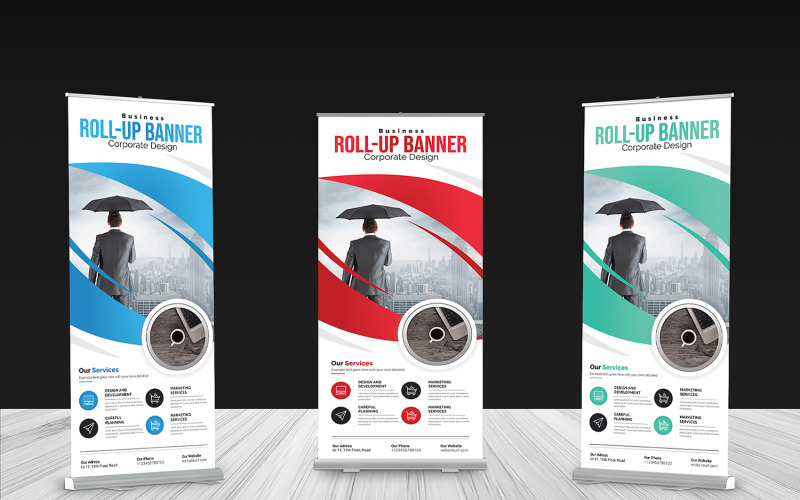 Download Фирменный стиль "Roll-up Banner - Corporate Identity Template" / Roll-up Banner - Corporate Identity Template - Фирменный стиль на тему графика advert,advertisement,banner,template,banners,business,corporate,creative,modern,multi,purpose,multipurpose,print,ready,roll,up,roll-up,rollup,roolup,simple