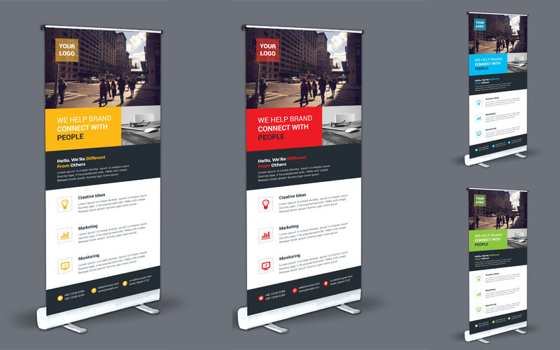 Download Фирменный стиль "Blue Color Roll Up - Corporate Identity Template" / Blue Color Roll Up - Corporate Identity Template - Фирменный стиль на тему графика corporate,roll,up,design,billboard,branding,business,cafe,creative,template,editable,eps,fast,food,advertising,agency,company,truck,hotel,indoor