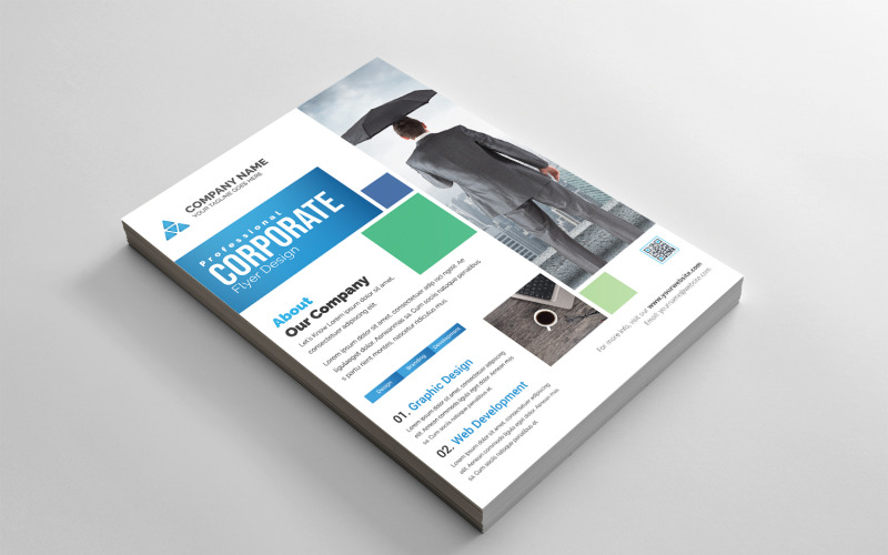 Download Фирменный стиль "Flyer - Corporate Identity Template" / Flyer - Corporate Identity Template - Фирменный стиль на тему графика a4,advertisement,advertising,agency,business,flyer,clean,company,corporate,creative,design,bundle,handout,leaflet,magazine,marketing,modern,multipurpose,newspaper,pamphlet