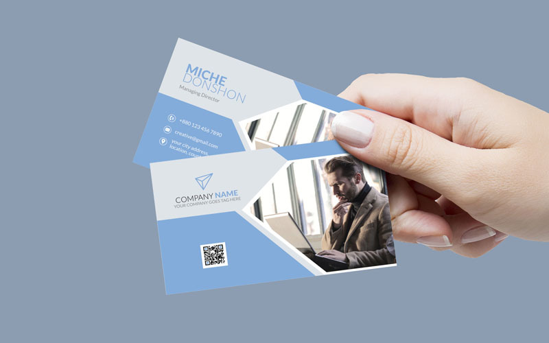Miche Donshon_ Creative & Business Card - Plantilla de identidad corporativa