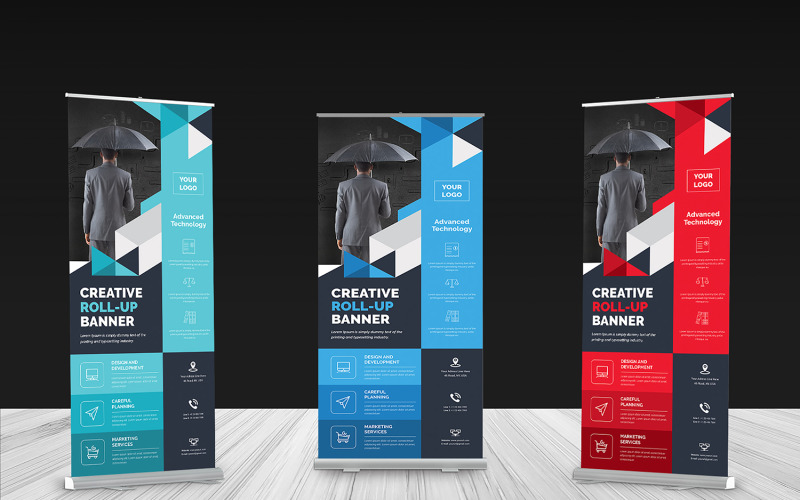 Download Фирменный стиль "Roll-up Banner - Corporate Identity Template" / Roll-up Banner - Corporate Identity Template - Фирменный стиль на тему графика ad,advert,advertisement,banners,blue,bundle,business,clean,company,corporate,creative,design,display,global,illustrator,indesign,marketing,modern,multipurpose,photoshop