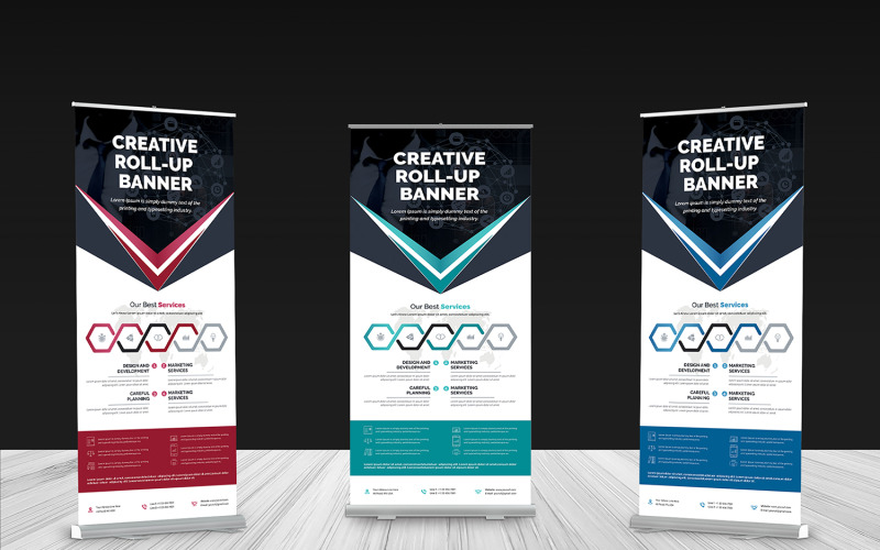 Roll-up Banner - Corporate Identity Template