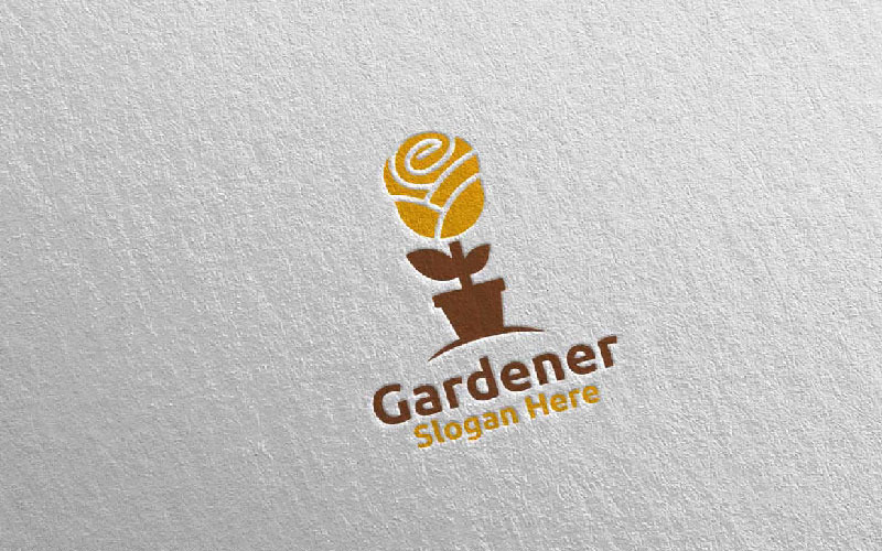 Download Шаблон логотипа "Rose Botanical Gardener Design 17 Logo Template" / Rose Botanical Gardener Design 17 Logo Template - Шаблон логотипа на тему графика garden,zen,plants,logo,flowering,scoop,gate,lawn,outdoor,planters,balcony,decor,wooden,bonsai,maintenance,rose,stone,succulent,aubrieta,butterfly