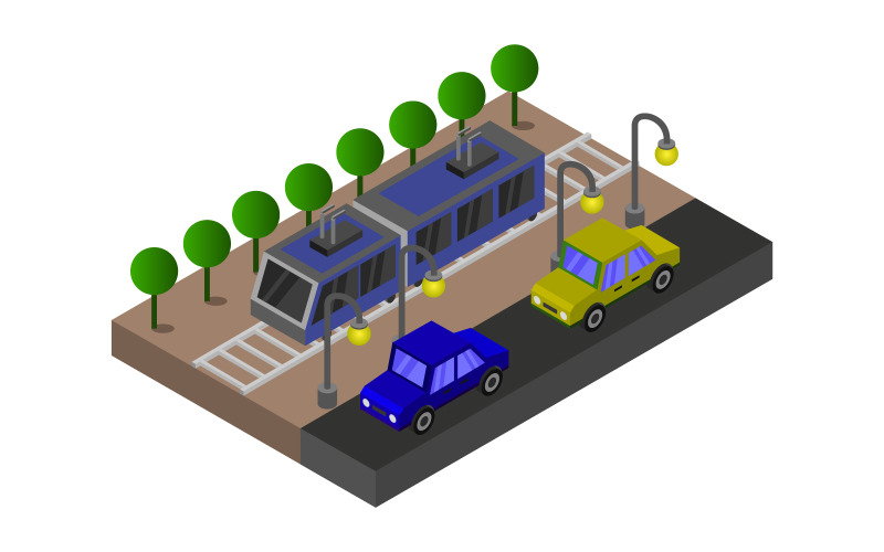 Download Vector "Isometric Train - Vector Image" / Isometric Train - Vector Image - Vector на тему графика illustration,transportation,transport,rail,isometric,railroad,train,railway,vector,locomotive,icon,travel,subway,motion,design,modern,vehicle,interior,speed,isolated
