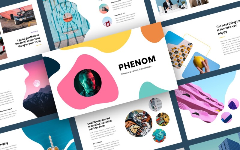 Phenom Creative 商业演示 PowerPoint 模板