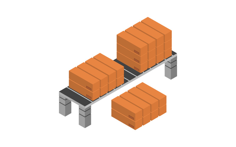 Download Vector "Transport By  Boxes - Vector Image" / Transport By  Boxes - Vector Image - Vector на тему графика open,illustration,closed,transportation,transport,store,packaging,business,set,delivery,vector,cardboard,storage,box,isolated,icon,object,pack,isometric,package