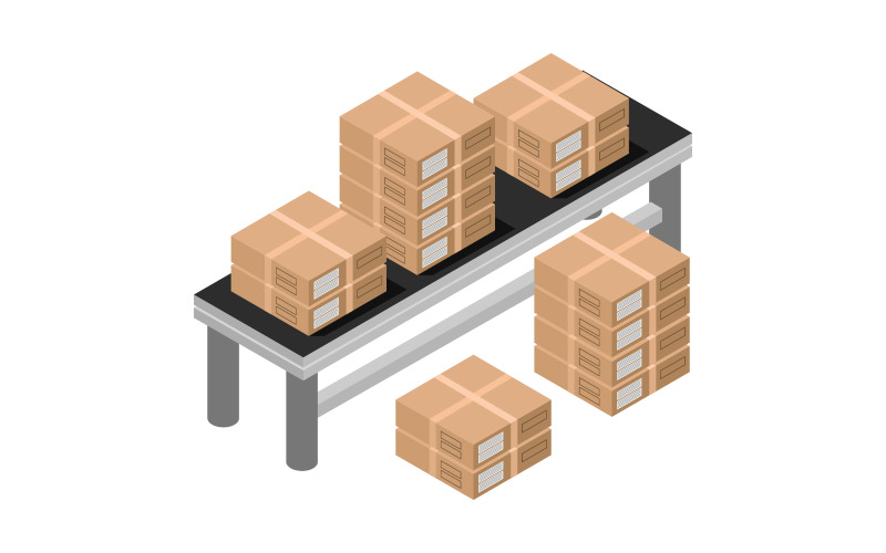 Download Vector "Transport For Isometric Boxes - Vector Image" / Transport For Isometric Boxes - Vector Image - Vector на тему графика open,illustration,closed,transportation,transport,store,packaging,business,set,delivery,vector,cardboard,storage,box,isolated,icon,object,pack,isometric,package