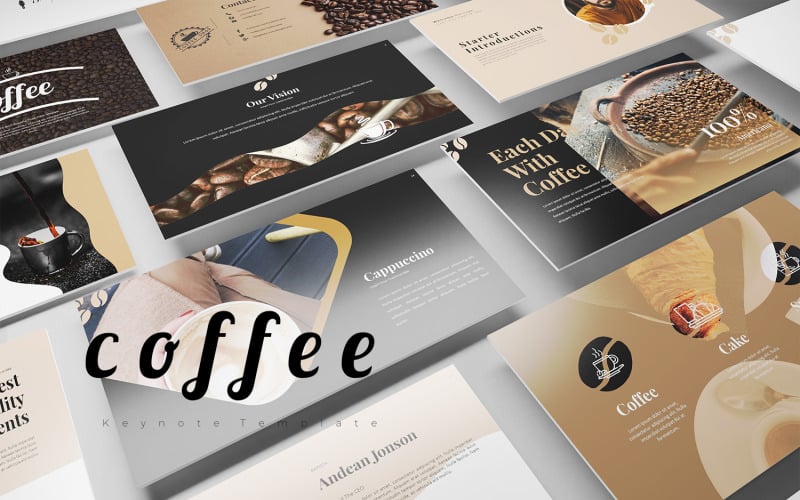 Caffè - modello di Keynote