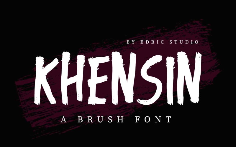 Download Шрифт "KHENSIN Font" / KHENSIN Font - Шрифт на тему графика bold,brochure,brush,classic,cruel,dry,extreme,flyer,font,games,horror,invitation,light,logo,magician,manual,music,restaurant,rough,rude