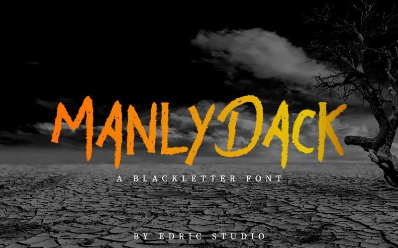 Manly Dack字体